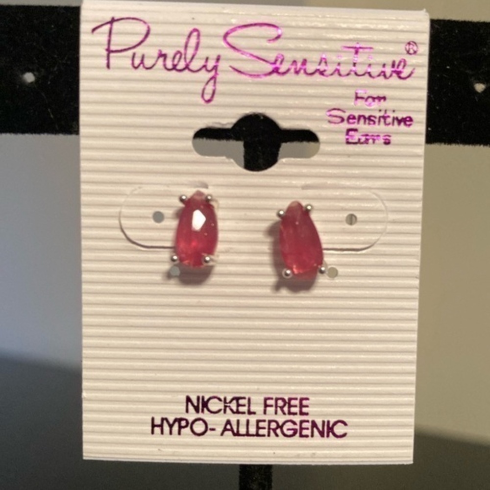 Purely Sensitive Pink Stud Earrings